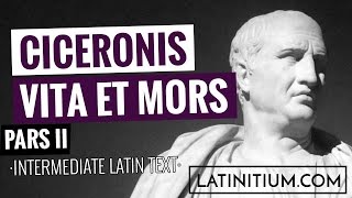 Latin texts – The life and death of Cicero  Learn Latin  21 [upl. by Rona995]