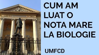 ADMITERE MEDICINA BUCURESTI CAROL DAVILA  Cum am luat un punctaj foarte mare la biologie [upl. by Gaudette]