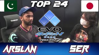 Arslan Ash Zafina VS Ser Eddy  EVO JAPAN 2023  Top 24 [upl. by Siri465]