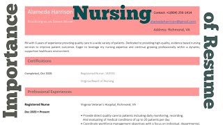 How much important to shown skills for Nursing  100 best practice for job application [upl. by Just346]