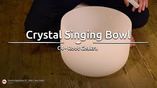 Crystal Singing Bowl 14quot Note C Root Chakra  CSB14C  Meinl Sonic Energy [upl. by Oenire]