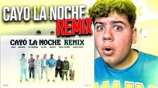 UN HIMNO CANARIO 🇮🇨🔥 REACCION a Cayó La Noche Remix [upl. by Sioled]