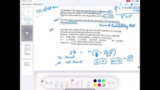 Basic Econometrics past year 2023 solutions [upl. by Ainigriv]