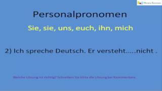 Personalpronomen  Fragen und Antworten 2 [upl. by Simonette]