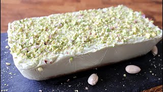 TARTA FRÍA DE QUESO Y PISTACHOS [upl. by Hafirahs]