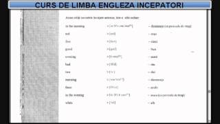 Curs de limba Engleza incepatori temavocabular  Lectia 2 [upl. by Salman277]