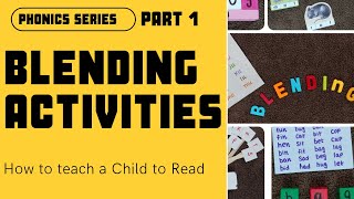 Blending Activities Part 1  Phonics Series [upl. by Combe129]