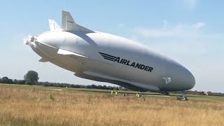 Airlander 10 crash closeup amp slow motion [upl. by Rennold992]