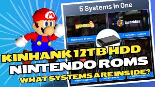 Review Nintendo Roms Included in 12TB Hard Drive  Launchbox  Retrobat  Playnite  Hyperspin [upl. by Aedni]