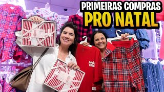 Nossas peimeiras compras pro natal MINHA CIDADE DA CHEIA DE PESSOAS FANTASIADAS 😱 [upl. by Doownyl]