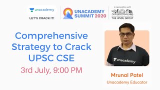 Comprehensive Strategy to Crack UPSC CSE  By Mrunal Patel  UPSC Preparation [upl. by Auqinot535]