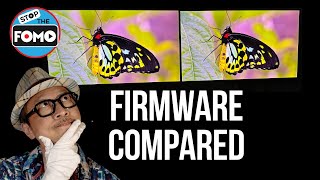 Sony A95L vs A95L Side by Side Firmware Compared to itself [upl. by Linn926]