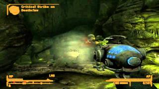 Fallout New Vegas How to find and kill the Legendary Deathclaw on very hard difficulty  mercy [upl. by Odla833]