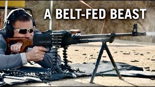 PKM Machine Gun a belt fed beast [upl. by Kristyn931]