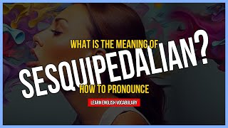 What Is The Meaning of SESQUIPEDALIAN  Improve Your English [upl. by Daus]