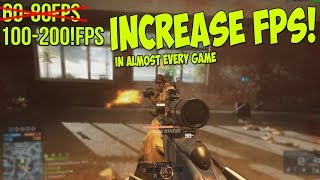 Battlefield 4 Dramatically increase performance  FPS with any setup All games [upl. by Davita]