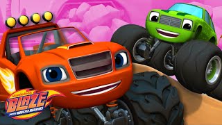 Blaze and Pickle vs Crusher In An Epic Race  Blaze and the Monster Machines [upl. by Nagy460]