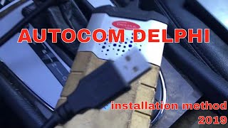 AUTOCOM DELPHI Installation 2019 [upl. by Arutnev]