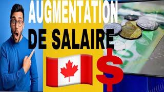 AUGMENTATION DU SALAIRE MINIMUM 🇨🇦 4 PROVINCES SONT CONCERNÉES [upl. by Lili]