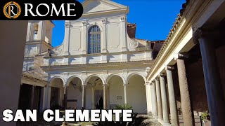 Rome guided tour ➧ Basilica of Saint Clement and underground miter 4K Ultra HD [upl. by Naxor]