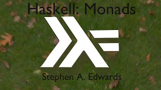 Haskell Monads A 5minute introduction [upl. by Jopa]