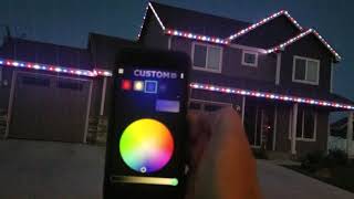 Oelo Lighting App for Permanent Holiday Lighting [upl. by Annabal]