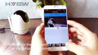 How to set motion detection alert  HVIEW HD IP Camera [upl. by Collayer]