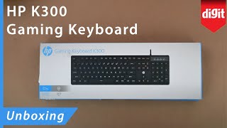 HP K300 Gaming Keyboard Unboxing [upl. by Nnyw]