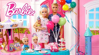 Barbie amp Ken Family Birthday Surprise Morning Routine [upl. by Kavita951]