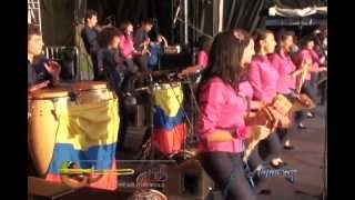 GRUPO MUSICAL quotAMADEUSquot EN BELFORT FRANCIA  MOSAICO CUMBIAS FIMU 2012 [upl. by Tegirb]