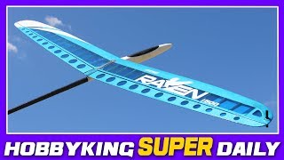 HKing Raven 1500mm Discus Launch Glider DLG PNF  HobbyKing Super Daily [upl. by Necila]