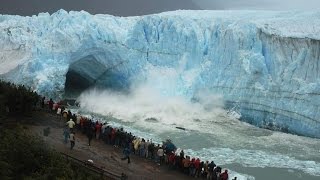 Así fue el derrumbe del glaciar Perito Moreno [upl. by Elleiram141]