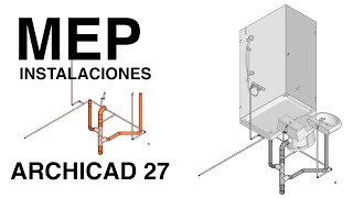 Aprende a usar MEP engineer en ARCHICAD 27 archicad [upl. by Ydisahc]