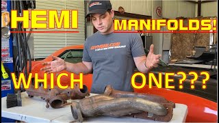 Hemi Exhaust Manifold Differences  Find out which is best for your swap from the 57L to 64L [upl. by Esened]