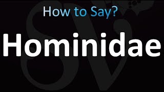 How to Pronounce Hominidae correctly [upl. by Lottie]