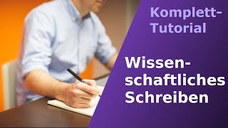 Schnellkurs Wissenschaftliches Schreiben [upl. by Barboza595]