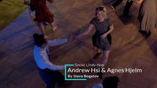 Andrew Hsi and Agnes Hjelm  Social Lindy Hop [upl. by Taylor]