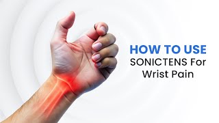 How to use UltraCare PRO SONICTENS for WRIST PAIN [upl. by Otrebron]