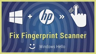 FIX GUIDE Enable Fingerprint Scanner HP Laptops Windows Hello [upl. by Christen]