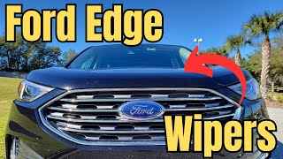 DIY The quottrickquot to changing windshield wipers on a 2023 Ford Edge NO TOOLS [upl. by Driskill870]