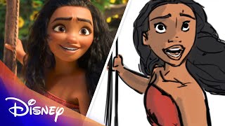 Moana Side by Side  Disney [upl. by Sauder598]