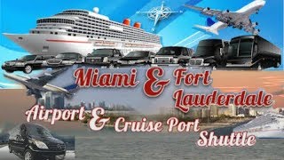 Cruise Port Shuttle Fort Lauderdale to Miami [upl. by Atiloj]