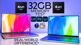 32GB on M1 PRO vs M1 MAX Does memory bandwidth matters [upl. by Enymzaj336]