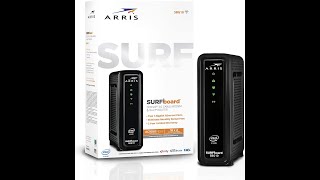 ARRIS SURFboard SBG10 DOCSIS 30 Cable Modem amp AC1600 Dual Band WiFi Router Review [upl. by Renate]