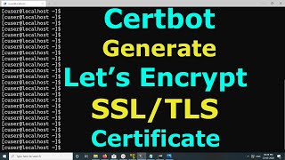 How to Install Certbot and Generate Let’s Encrypt SSLTLS Certificate on Ubuntu 2004 1804 [upl. by Lydia]