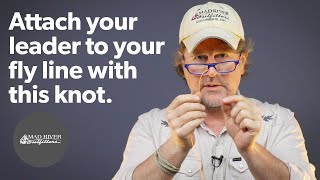 Nail Knot Tutorial  Attach your leader to your fly line with this method [upl. by Doowron]