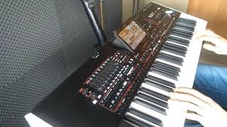 Jurij Szatunow  quotBiełyje rozy Ласковый Май  Белые розы KORG PA4X [upl. by Chiquia]