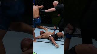 Not sure weve seen a KO like that before 👀 UFCVegas100 [upl. by Selina]