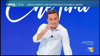 Conflitto in medioriente e piano di pace zelensky L’aria che tira 1710 La7 [upl. by Chader785]