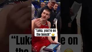 Coach Jokić benched Luka 😭 [upl. by Blasien]